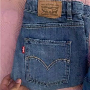 vintage levi’s jean skirt